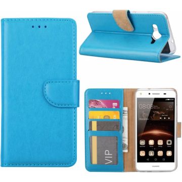 Huawei Y3 2017 Portemonnee hoesje / book case Blauw