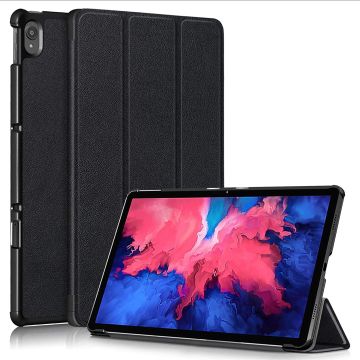 Lenovo Tab P11 Plus hoes - Lenovo Tab P11 Plus bookcase Zwart - Trifold tablethoes smart cover - hoes lenovo tab P11 Plus - Ntech