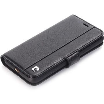 Luxe iPhone X/Xs hoesje, hoesje iPhone X/Xs, iPhone X/Xs case, cover iPhone X/Xs, iPhone 10 iPhone X/XS hoesje - Pierre Cardin - Zwart - Leer