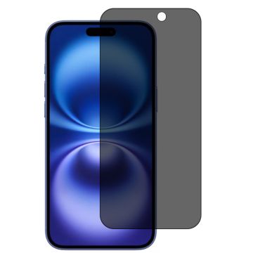 Privacy Screen protector Geschikt voor iPhone 16 - Full screen protector tempered glass van gehard glas