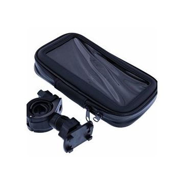 Zwart Fiets Houder Universeel Waterdicht & Shockproof Large Hoesje voor iPhone Xr