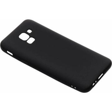 Zwart Color TPU hoesje Samsung Galaxy J6