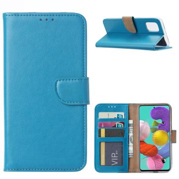 Samsung Galaxy A51 Portemonnee hoesje / Boek hoesje - Turquoise