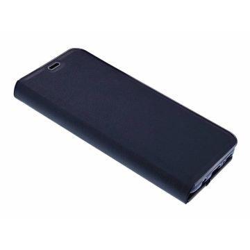 Samsung Galaxy S8 Plus Luxe Flip Cover met Magneetsluiting en 1 Kaarthouder Zwart