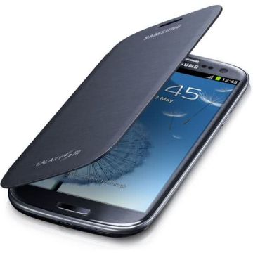 Flip Cover voor de Samsung Galaxy S3 (Galaxy i9300) (pebble blue) (EFC-1G6FBEC)