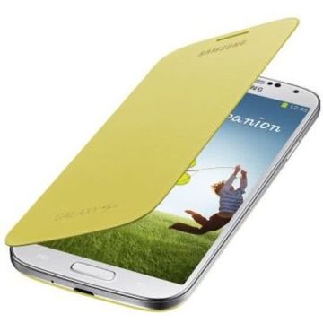 Flip Cover voor de Samsung Galaxy S4 (Galaxy i9500) (yellow) (EF-FI950BYEG)