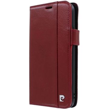 iPhone 11 Pro Max Bookcase hoesje - Pierre Cardin - Effen Rood - Leer