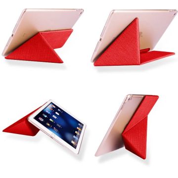 OU Case Rood TPU Leather Flip Cover Met Standaard iPad Pro 9.7 inch