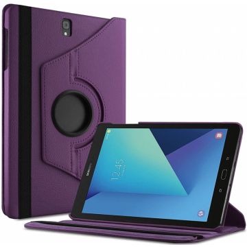 Samsung Galaxy Tab S3 9.7 (SM-T820/T825) hoesje 360° draaibaar Paars