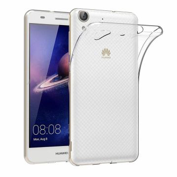 Ntech Huawei Y6 - || Transparant Siliconen Ultra Thin hoesje