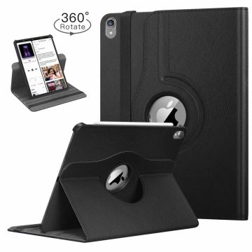 Ntech Hoes geschikt voor Apple iPad iPad Pro 11 inch hoesje 360° Rotating hoesje Case + 4 in 1 Styuls Zwart