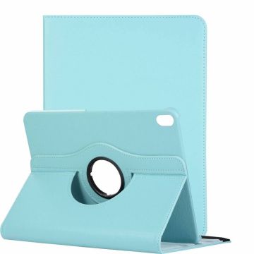 Ntech Hoes geschikt voor Apple iPad iPad Pro 11 inch hoesje 360° Rotating hoesje Case + 4 in 1 Styuls Licht Blauw