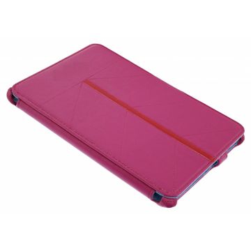 Ntech Pink Hoes geschikt voor iPad Apple iPad Mini Stripe Case Extra Luxe Hoesje