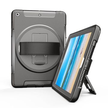 Ntech iPad 9.7 (2018 / 2017) Armor Case met Handvat Zwart