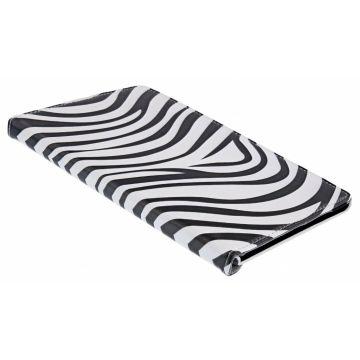 Ntech Samsung Galaxy Tab A 10.5" SM T590 / T595 2018 Zebra 360° draaibaar Booktype Kunstleer Hoesje