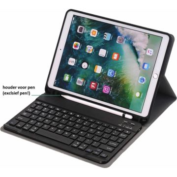 Keyboard hoesje met Stylushouder iPad 9.7 (2017-2018) / Air - Zwart