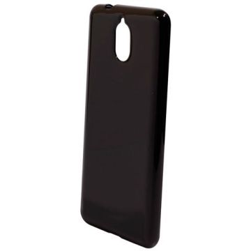 Ntech Nokia 3.1 Case Zwart TPU Hoesje Matte Finish Slim Profile