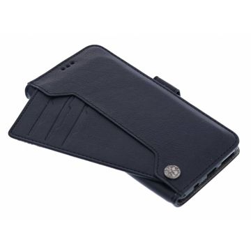 Ntech Samsung Galaxy S10+ Plus Flip Hoesje & Uitschuifbare Pasjeshouder Zwart