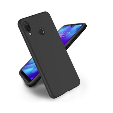 Ntech Xiaomi Mi Play Hoesje Silicone Hoesje Flexible & Scratch Resistent TPU Case - Zwart