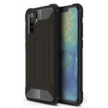 Ntech - Huawei P30 Pro Hybrid Armor Hoesje - Zwart