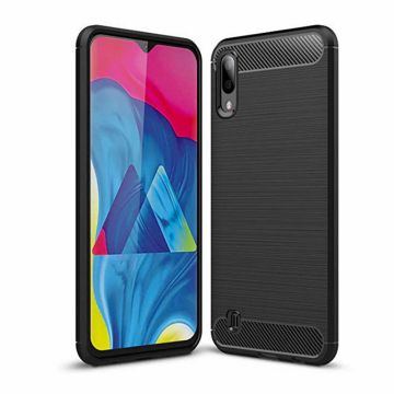 Ntech Soft Brushed Hoesje voor Samsung Galaxy A10/M10 - Matt Zwart