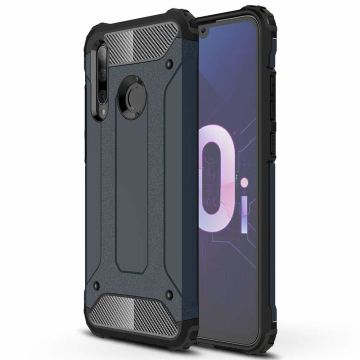 Ntech Huawei P Smart Plus (2018) Dual layer Armor Hoesje - Blauw