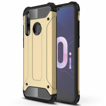 Ntech Huawei P Smart Plus (2018) Dual layer Armor Hoesje - Goud