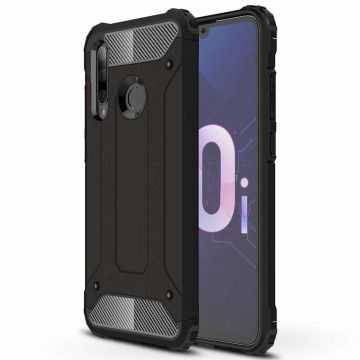 Ntech Huawei P Smart Plus (2018) Dual layer Armor Hoesje - Zwart