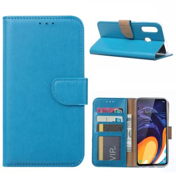 Ntech Samsung Galaxy A60 Portemonnee Hoesje / Book Case - Turquoise