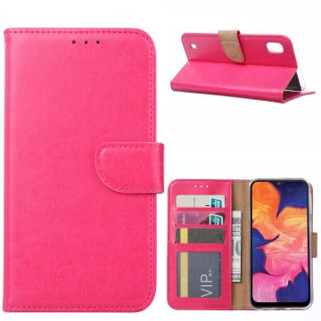 Ntech Samsung Galaxy A10 Portemonnee Hoesje / Book Case - Pink/Roze