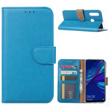 Ntech Huawei P Smart Plus (2019) Portemonnee Hoesje / Book Case - Turquoise