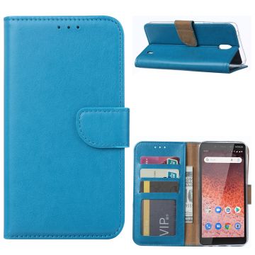 Ntech Nokia 1 Plus Portemonnee Hoesje / Book Case - Turquoise