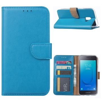 Ntech Samsung Galaxy J2 Core Portemonnee Hoesje / Book Case - Turquoise
