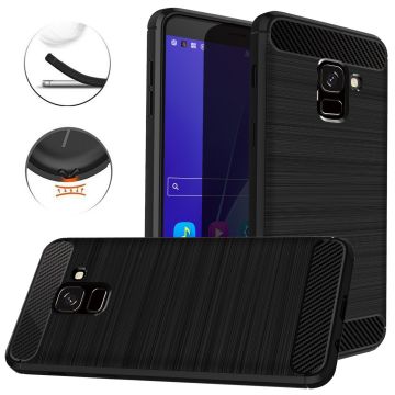 Ntech Soft Brushed TPU Hoesje voor Samsung Galaxy J6 (2018) - Matt Zwart