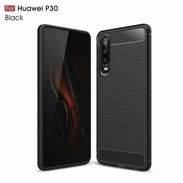 Ntech Soft Brushed TPU Hoesje voor Huawei P30 - Matt Zwart