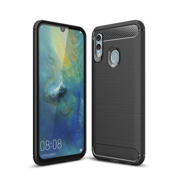 Ntech Soft Brushed TPU Hoesje voor Huawei P Smart 2019 - Matt Zwart