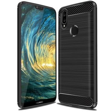 Ntech Soft Brushed TPU Hoesje voor Huawei P20 Lite - Matt Zwart