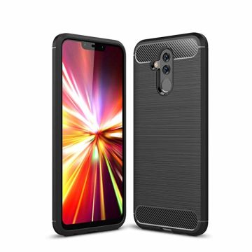 Ntech Soft Brushed TPU Hoesje voor Huawei Mate 20 Lite - Matt Zwart
