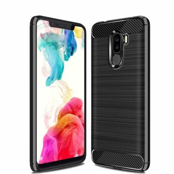 Ntech Soft Brushed TPU Hoesje voor Xiaomi Pocophone F1 - Matt Zwart