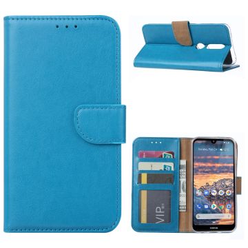 Ntech Nokia 4.2 Portemonnee Hoesje / Book Case - Turquoise