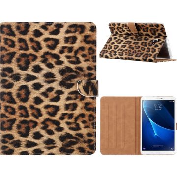 Ntech Samsung Galaxy Tab S5e SM-T720/T725 Luipaard Design Booktype Kunstleer Hoesje