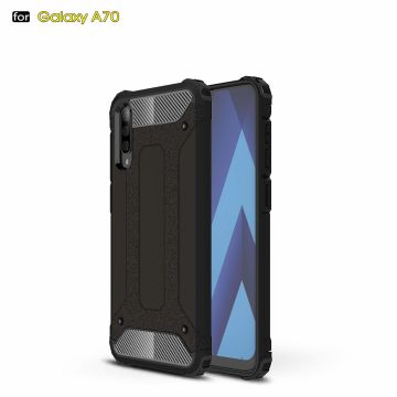 Ntech - Samsung Galaxy A70/A70s Armor Hoesje - Zwart