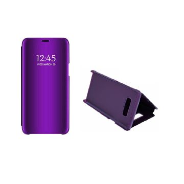 Ntech New Style LED Flip Cover Hoesje voor Samsung Galaxy A10 - Paars