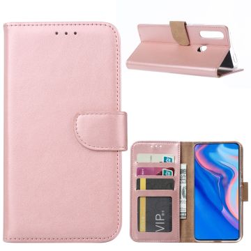 Ntech Huawei P Smart Z Portemonnee Hoesje / Book Case - Rose Goud