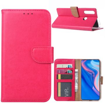 Ntech Huawei P Smart Z Portemonnee Hoesje / Book Case - Roze/Pink