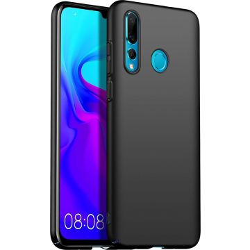 Ntech Hoesje Silicone Hoesje Flexible & Scratch Resistent TPU Case Huawei P Smart Plus (2019) - Zwart
