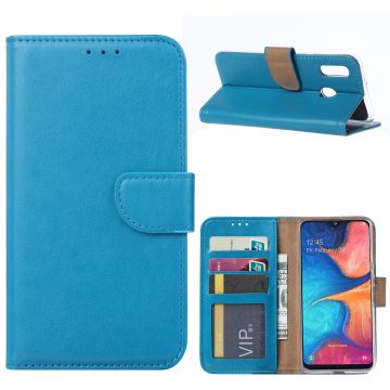 Ntech Samsung Galaxy A20e Portemonnee Hoesje / Book Case - Turquoise
