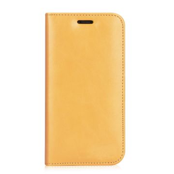 Ntech Luxe Goud TPU / PU Leder Flip Cover met Magneetsluiting Samsung Galaxy A40