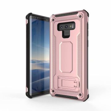Ntech Samsung Galaxy Note 9 Armor hoesje met Kickstand - Rose Goud