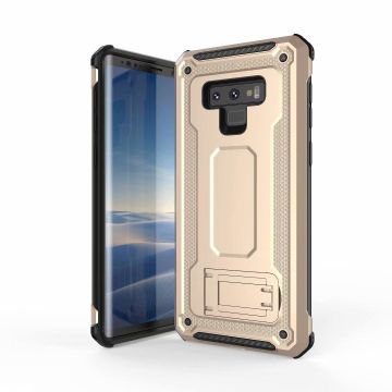Ntech Samsung Galaxy Note 9 Armor hoesje met Kickstand - Goud